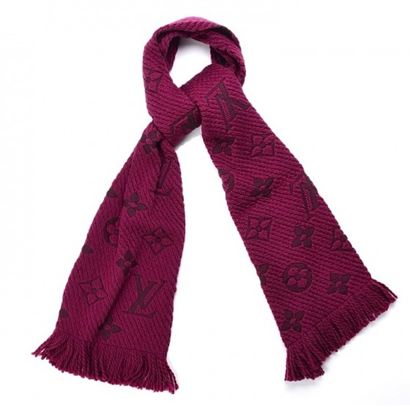 Louis Vuitton Wool and Silk Logomania Scarf - Picture 2 of 9